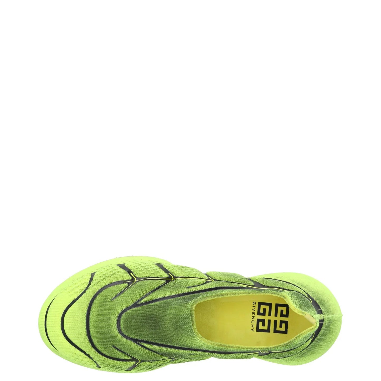 GIVENCHY Mens Trainer Yellow Synthetic Black Design Low Top UK 8 RRP 400 — View 7