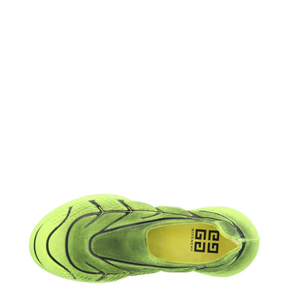 GIVENCHY Mens Trainer Yellow Synthetic Black Design Low Top UK 8 RRP 400 — View 7