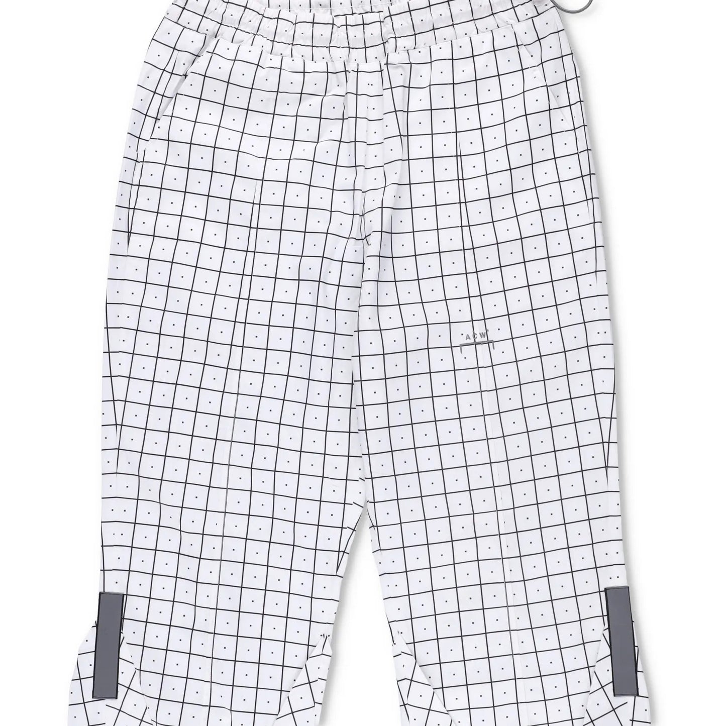 A-COLD-WALL Womens Jogger Trousers White Polyester Geometric Design M RRP 300 — View 3