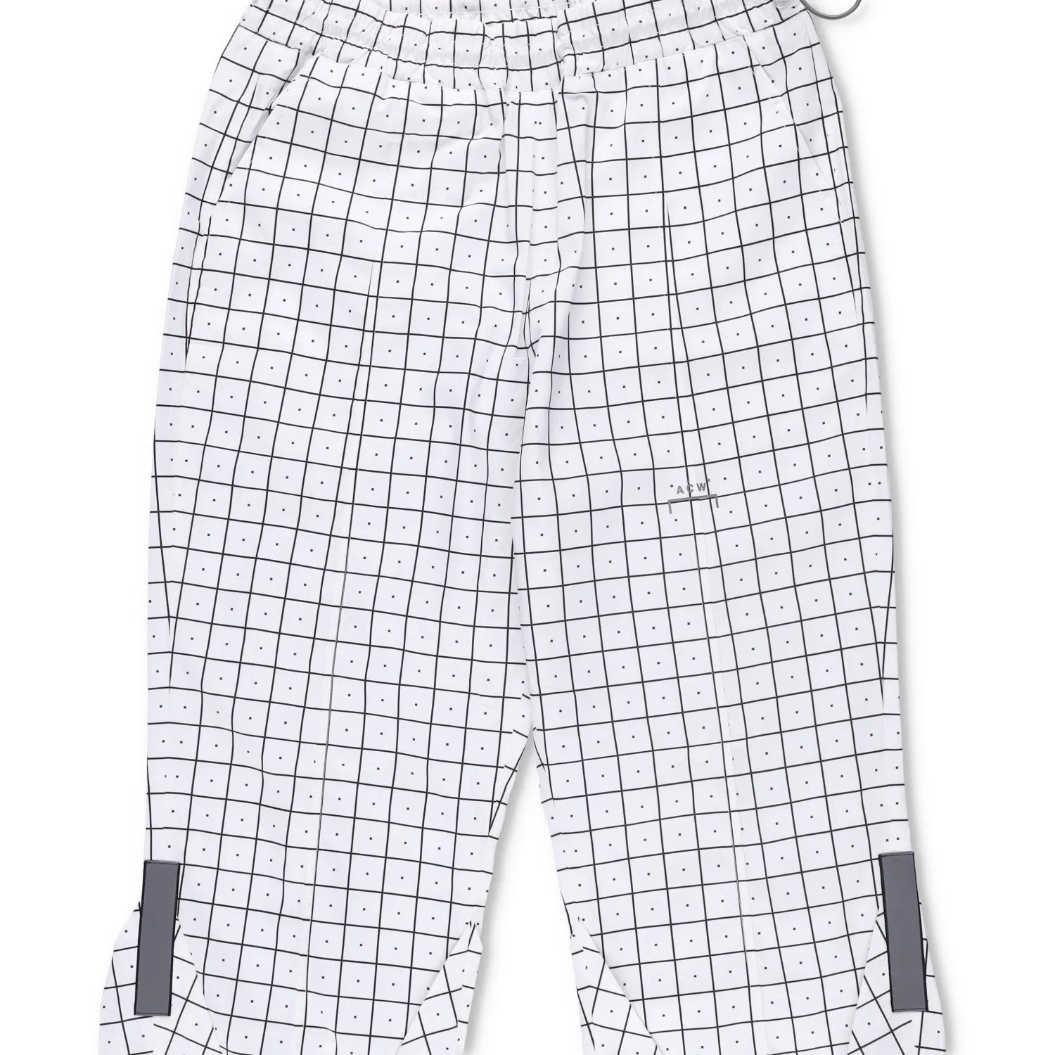 A-COLD-WALL Womens Jogger Trousers White Polyester Geometric Design M RRP 300 — View 3