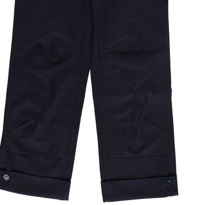 SIMONE ROCHA Mens Workwear Trousers Navy Blue Wide Leg Cargo Pocket S RRP 695 — View 4