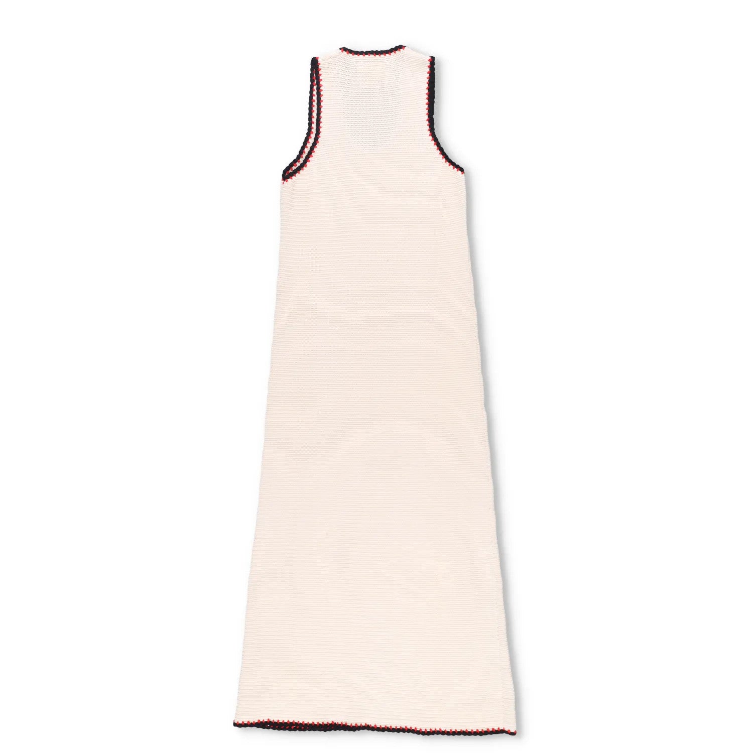 JIL SANDER Womens Plus Midi Dress Low Neck Sleeveless Knit Neutrals 34 RRP 1040 — View 5