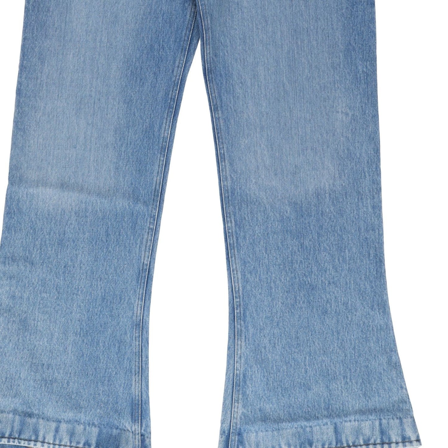 AARON ESH Mens Puddle Jean Blue Wash Flared Relaxed Fit High Rise Size 36 RRP403 — View 4