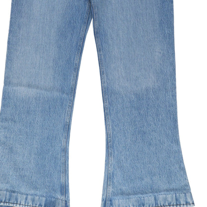 AARON ESH Mens Puddle Jean Blue Wash Flared Relaxed Fit High Rise Size 36 RRP403 — View 4