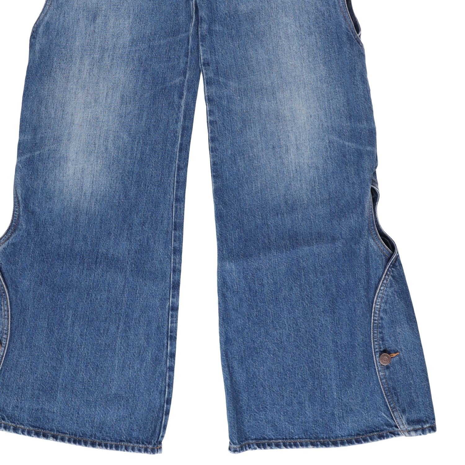 CHLOE Womens Chloe Trouser Denim Wide Leg Jeans Blue Relaxed Fit  28 RRP 762.4 — View 4