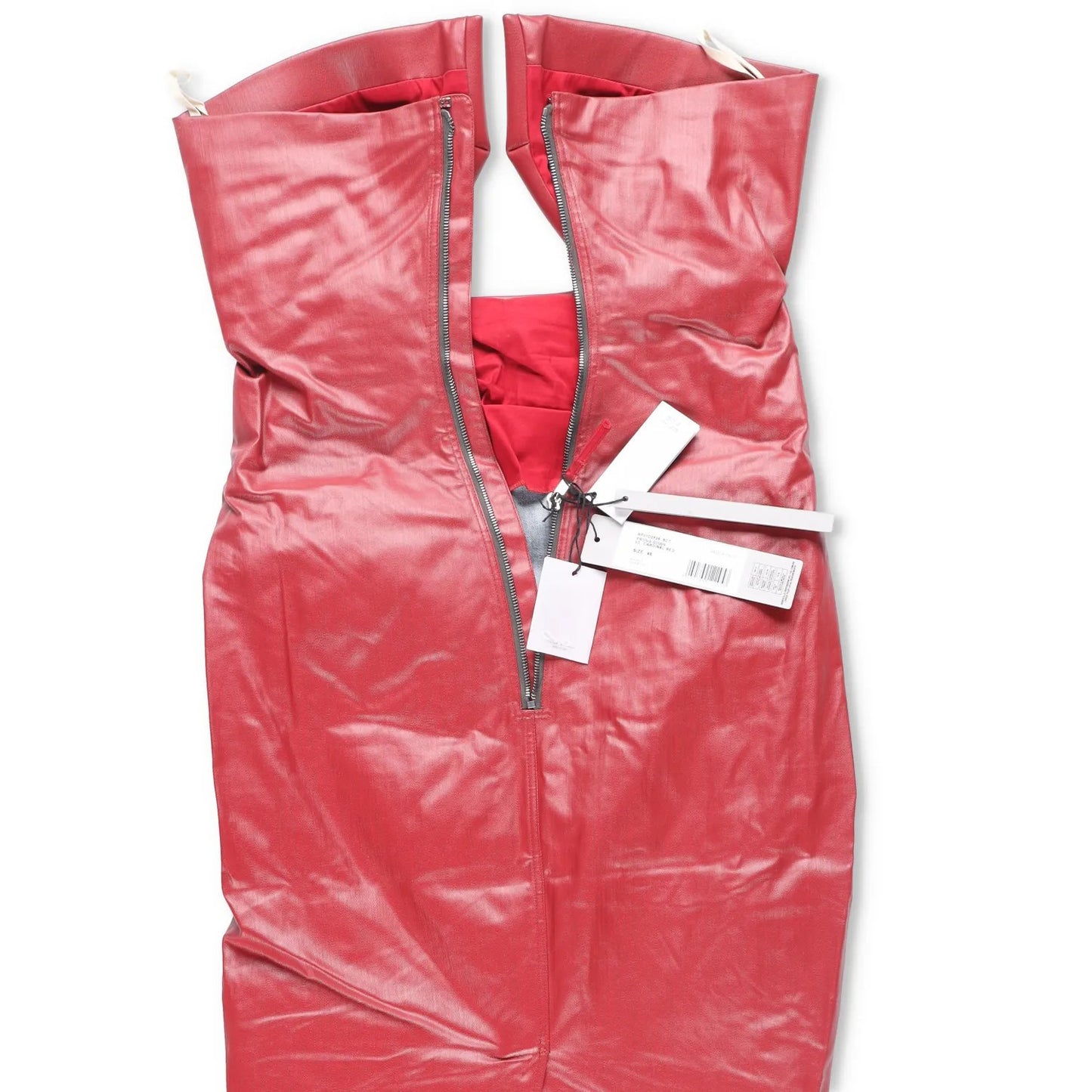 RICK OWENS Women Dress Gown Bandeau Triangle Chest Cutout Sleeveless UK14 RRP930 — View 7