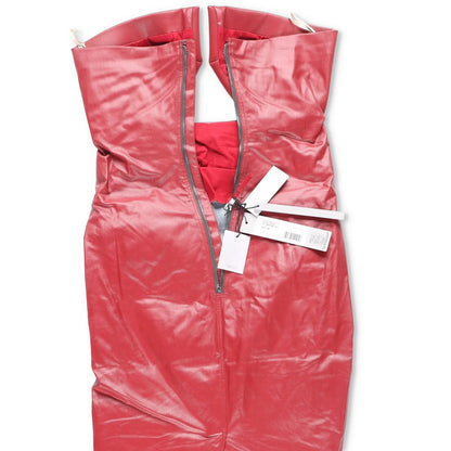 RICK OWENS Women Dress Gown Bandeau Triangle Chest Cutout Sleeveless UK14 RRP930 — View 7