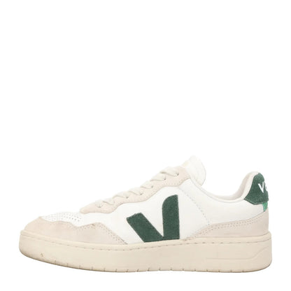 VEJA Womens V 90 Low Top Leather Sneaker White Trainer Lace Up UK 4 RRP 150 — View 4