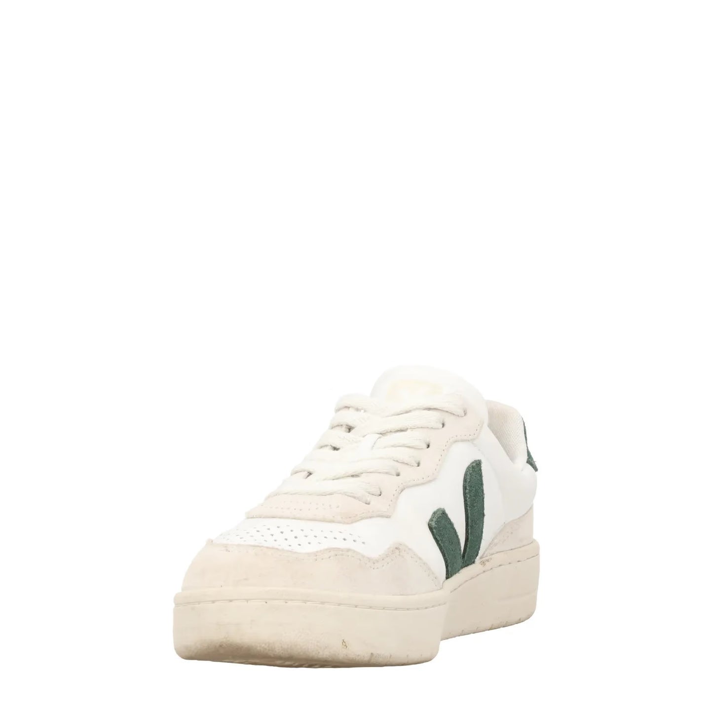 VEJA Womens V 90 Low Top Leather Sneaker White Trainer Lace Up UK 4 RRP 150 — View 3