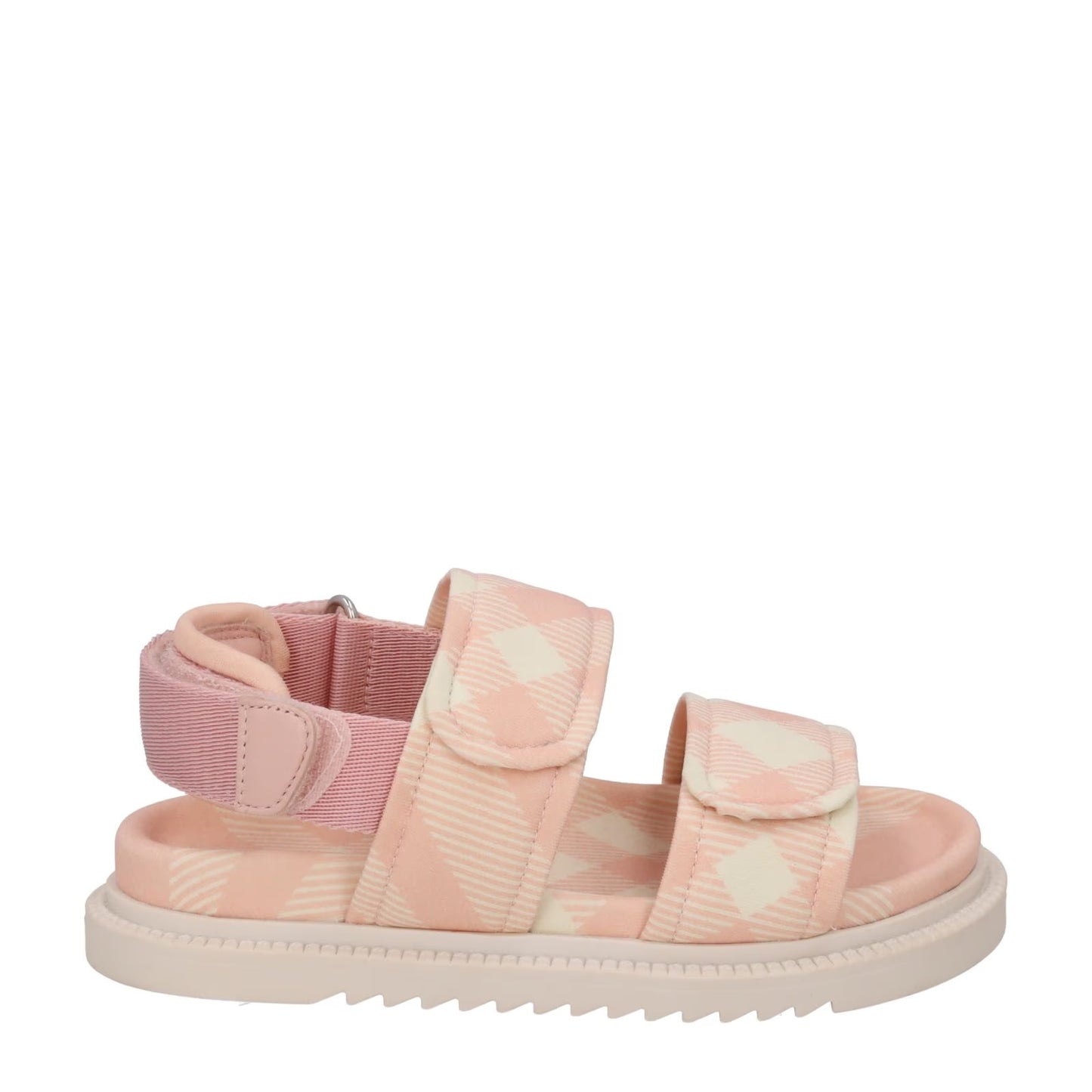 BURBERRY Girls Kids K1-Jamie Sandals Slingback Pink Nylon Salmon UK 2.5 RRP280