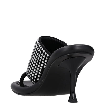 JW ANDERSON Womens Heels Black Leather Studded Open Toe Slip On UK 5 RRP 600 — View 5