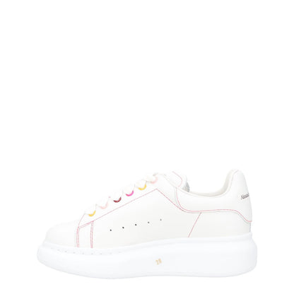 ALEXANDER MCQUEEN Girls Trainers White Low Top Lace Up Chunky UK 10 RRP 524 — View 4