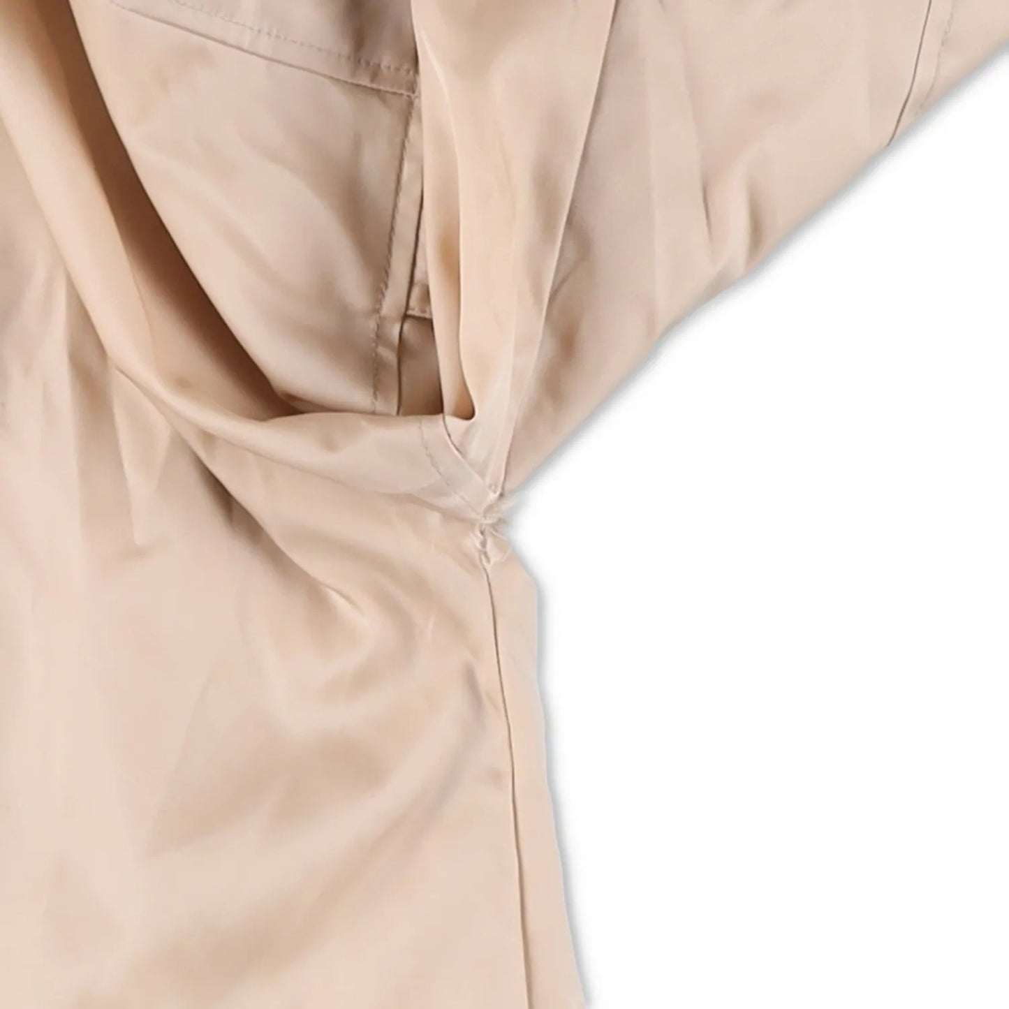 MONCLER Womens Bomber Jacket Beige Nylon Long Sleeve Quilted Zip RRP 1200 — View 13