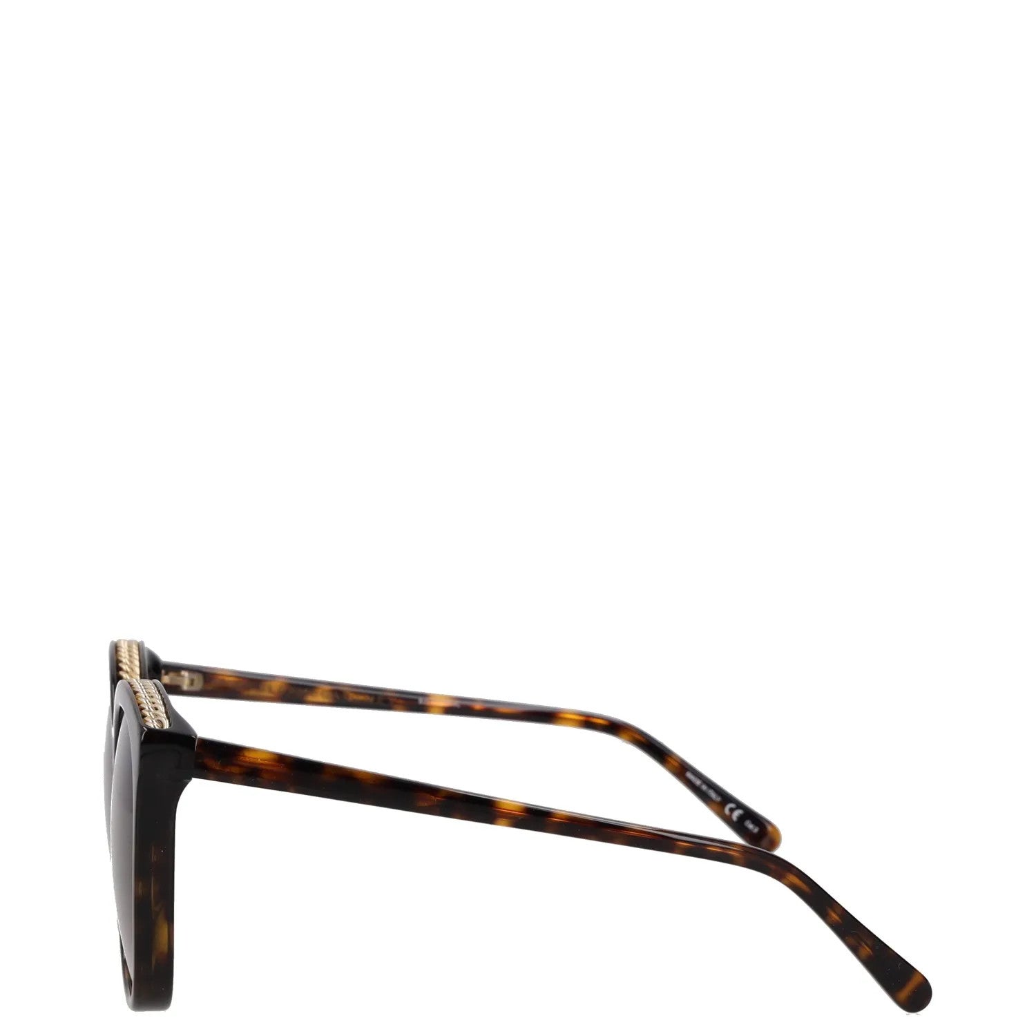 STELLA MCCARTNEY Womens Sunglasses Brown Acrylic Cat Eye One Size RRP 225 — View 3