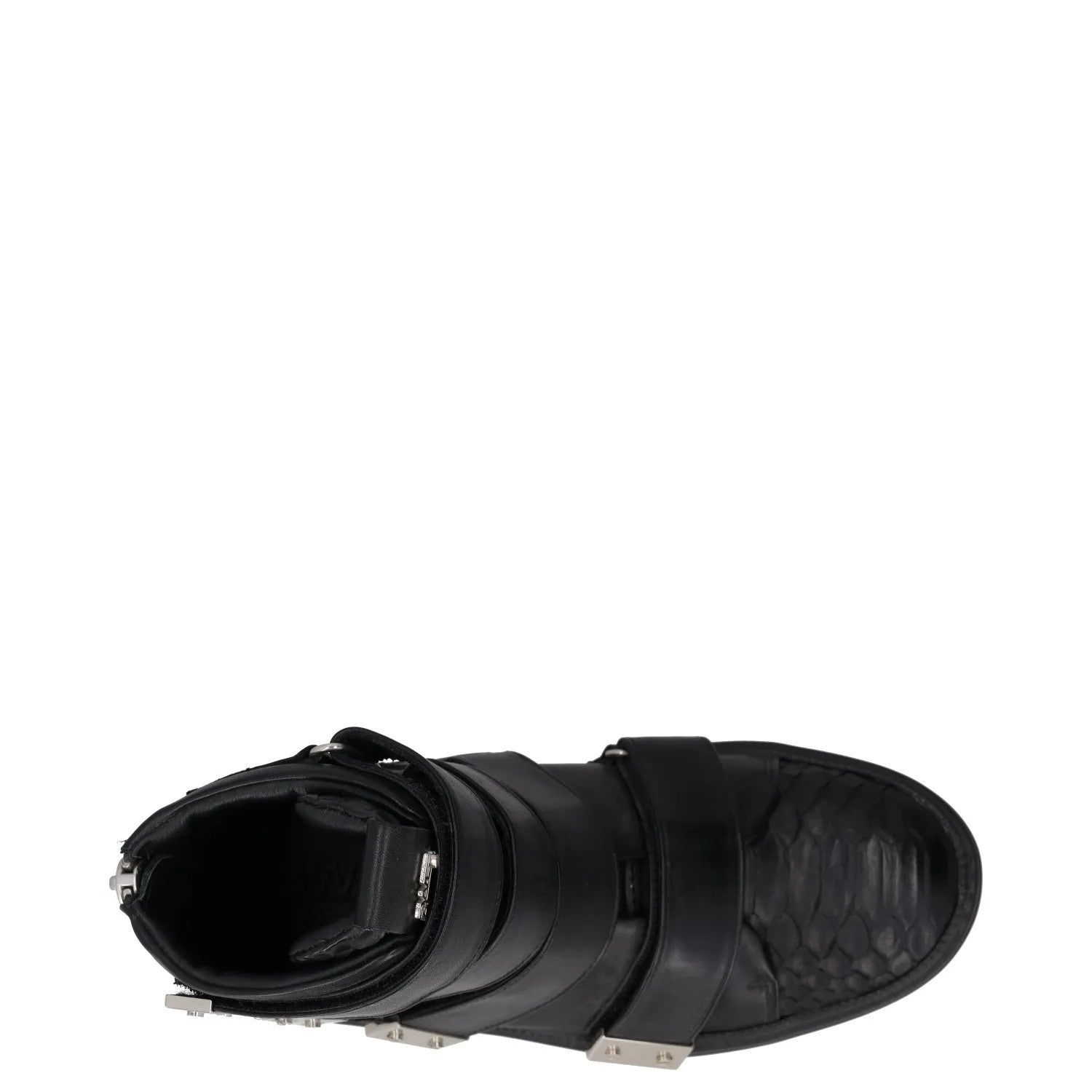 SWEAR Mens Trainers Black Leather High Top Strappy Sneakers UK 6 RRP 250 — View 7