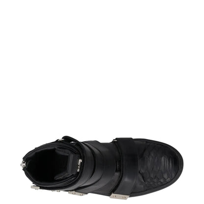 SWEAR Mens Trainers Black Leather High Top Strappy Sneakers UK 6 RRP 250 — View 7
