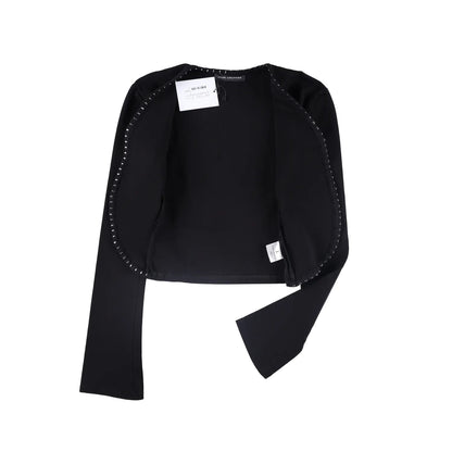 JADE CROPPER Womens Next Gen Long Sleeve Cardigan Black Size XS - S RRP 440 — View 8