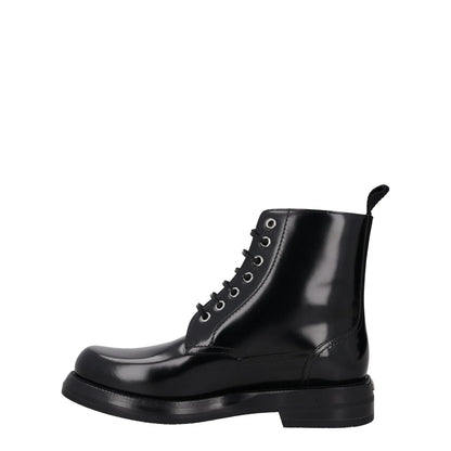 DIOR HOMME Mens Carlo Combat Boots Patent Leather Black Lace Up UK 12 RRP 1150 — View 4