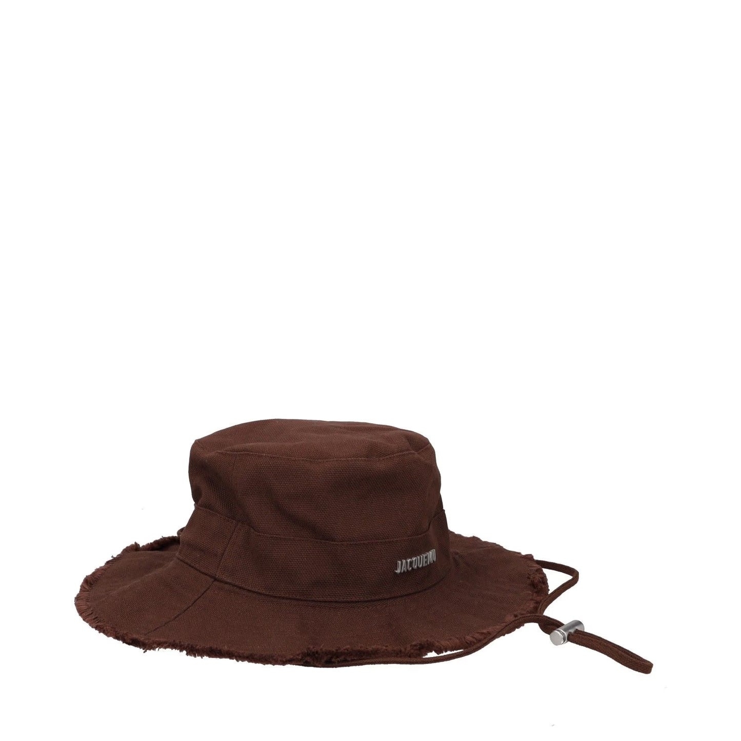 JACQUEMUS Womens Le Bob Artichaut Bucket Hat Brown Strap Size 58 RRP 130.6