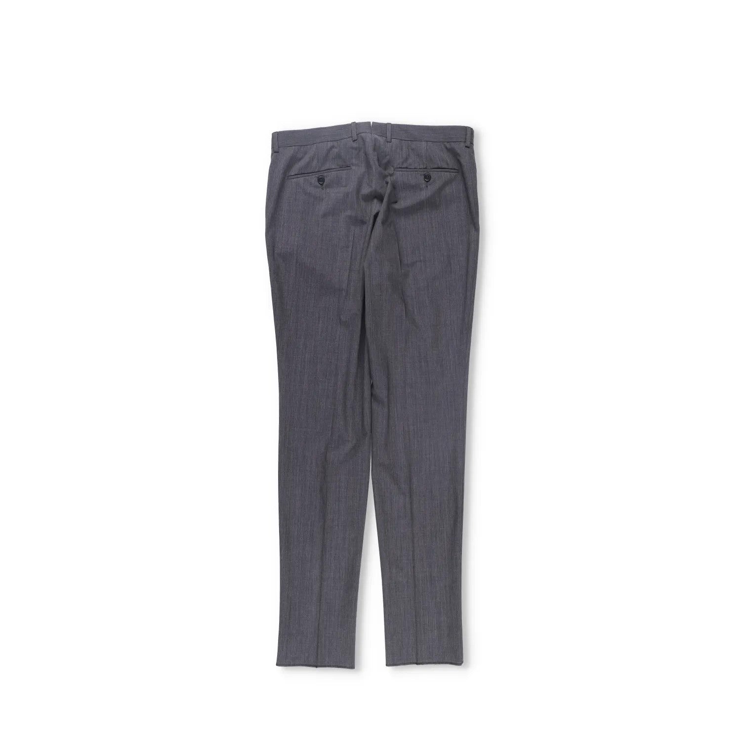 ZEGNA Mens Dress Pants Grey Pleated Flat Front Trousers Wool Blend 50 R RRP 350 — View 8