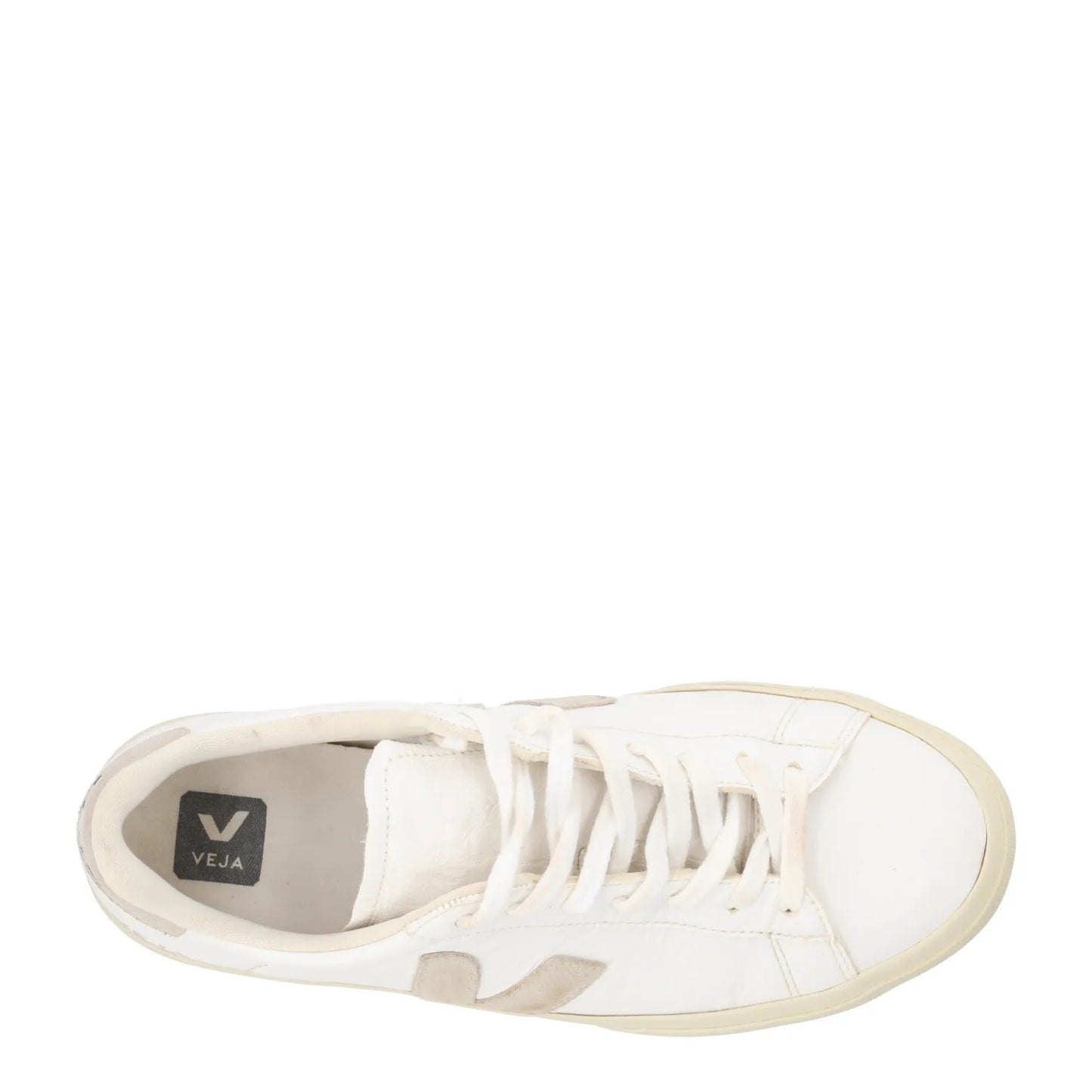 VEJA Mens Co Campo Natural Sneakers White Low Top Lace Up Size UK 9 RRP 140 — View 7