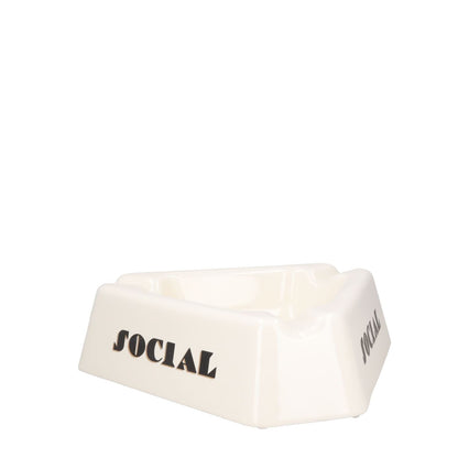SELETTI X Diesel Social Smoker Ashtray Porcelain Glossy White Square OS RRP 130 — View 5