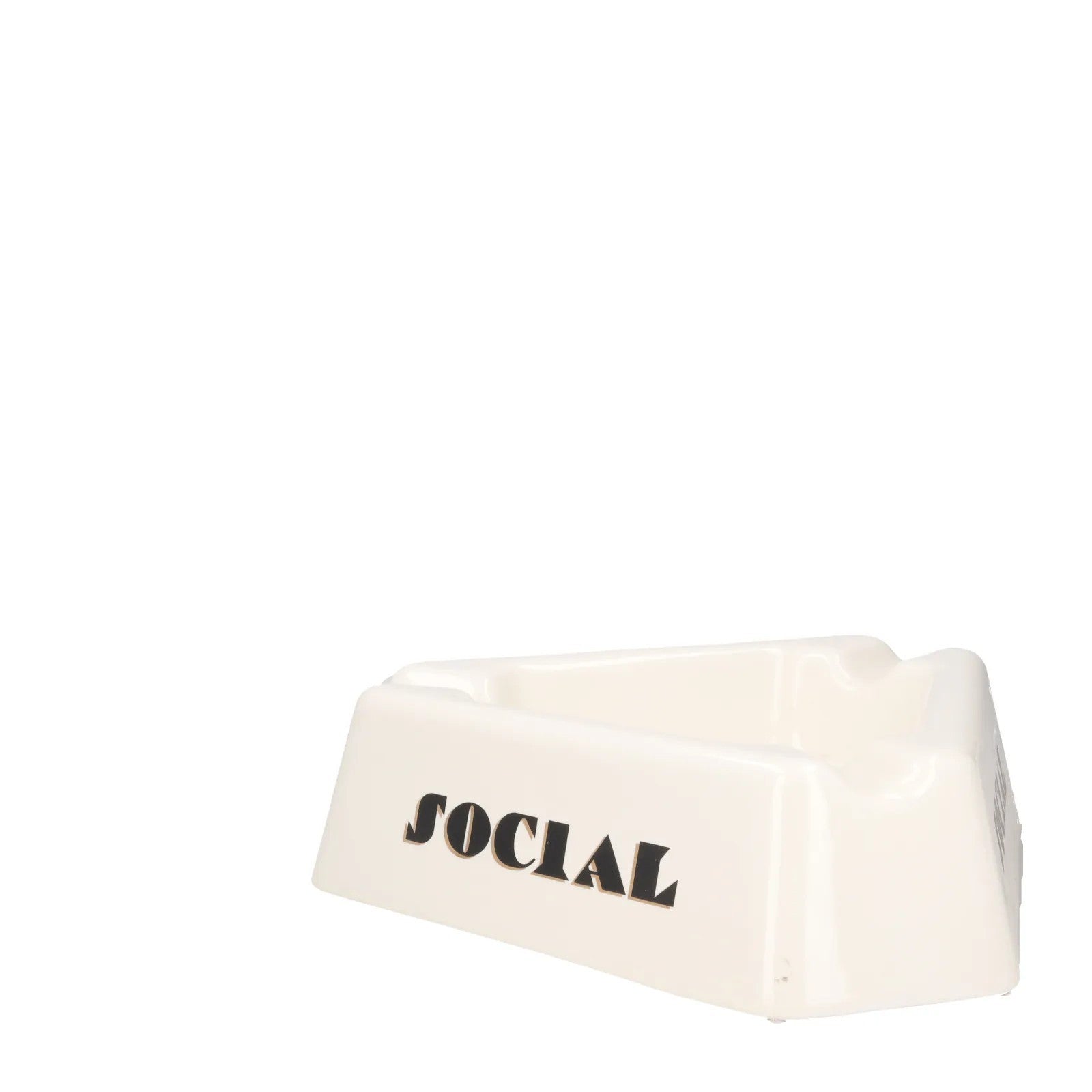 SELETTI X Diesel Social Smoker Ashtray White Glossy Porcelain OS RRP 130 — View 3