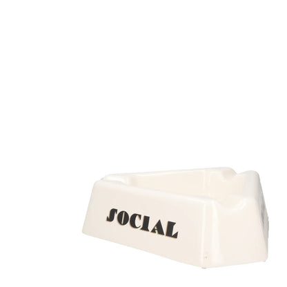 SELETTI X Diesel Social Smoker Ashtray White Glossy Porcelain OS RRP 130 — View 3