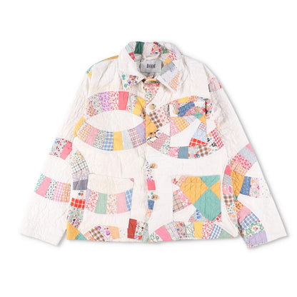 BODE 2019 Rare Patchwork Upcycled Multi Workwear Jacket Size M/L RRP1500 — View 7