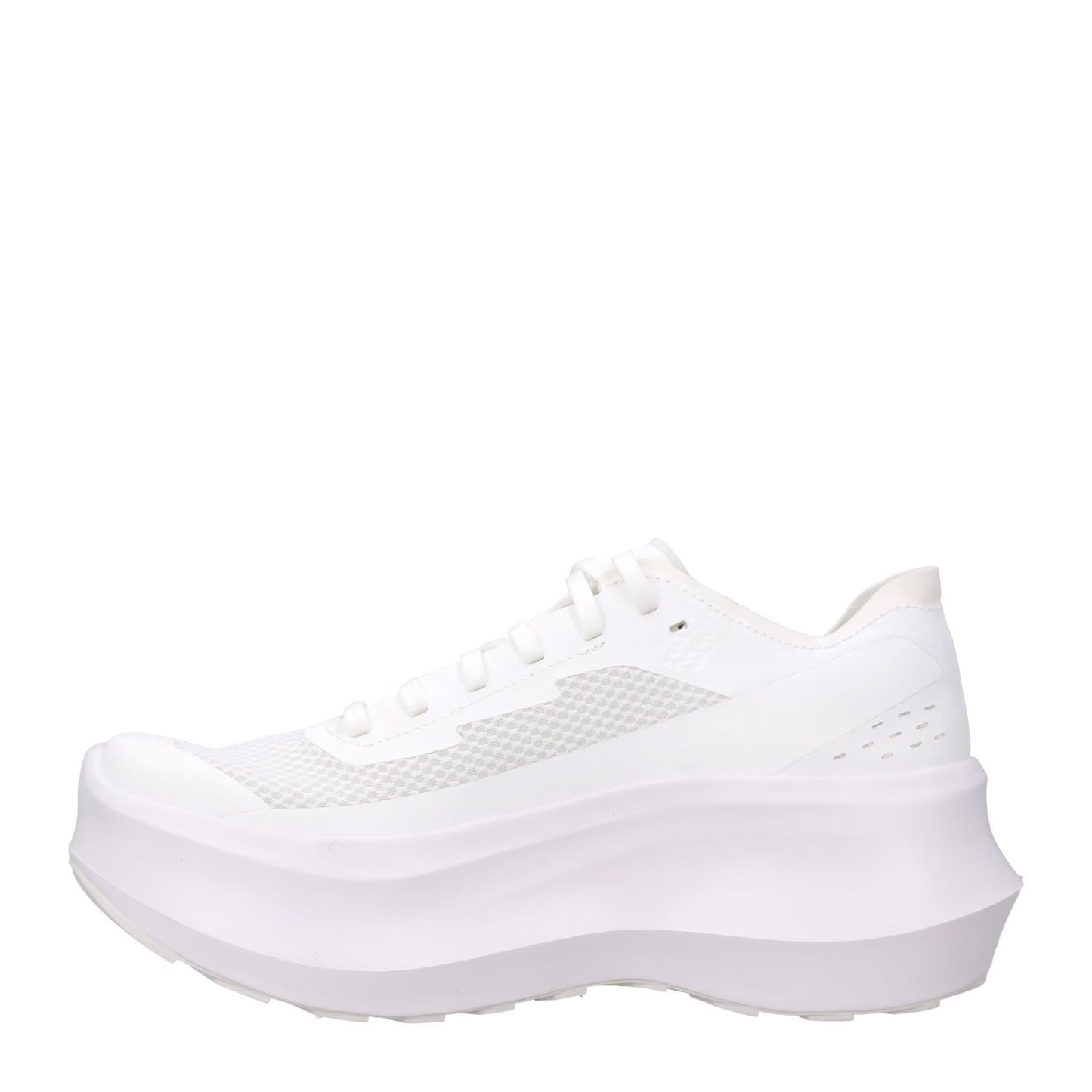 CDG HOMME PLUS X SALOMON Mens Phantasm Platform Sneaker White UK 7.5 RRP 295 — View 4