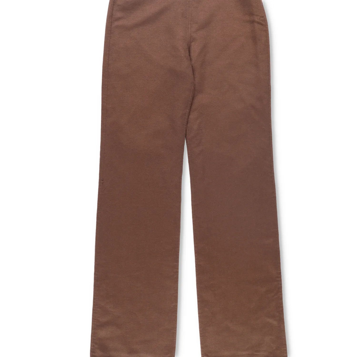 NANUSHKA Womens Bya Slim Leg Trousers Brown Wool Blend High Waist XS RRP 625 — View 3