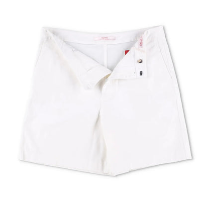 VALENTINO Men Bermuda Short Applicazioni V Metallo White Flat Front 52 RRP990 — View 6
