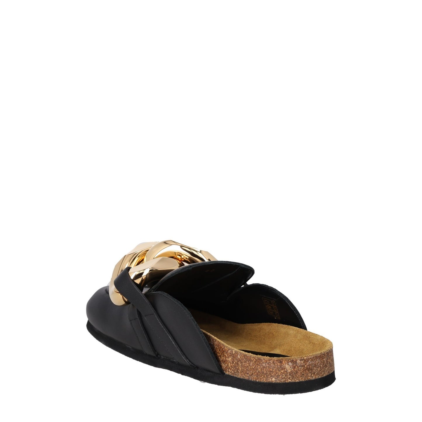 JW ANDERSON Leather Loafer Mules Chain-Embellished Black EU 36 Classic RRP495 — View 5