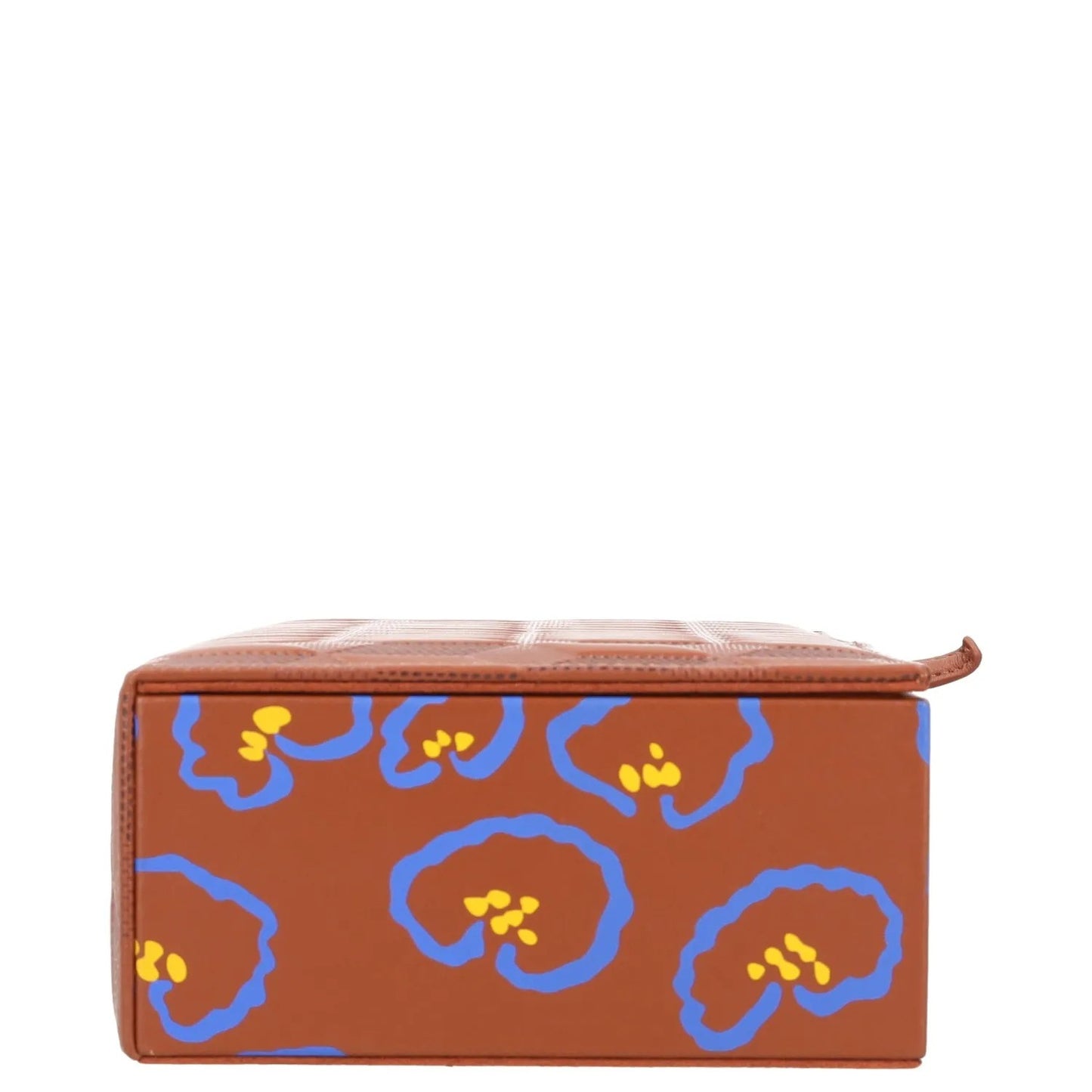 AUDEPART Jewellery Box Brown Leather All Over Print Rectangle Size 95 RRP 250 — View 4
