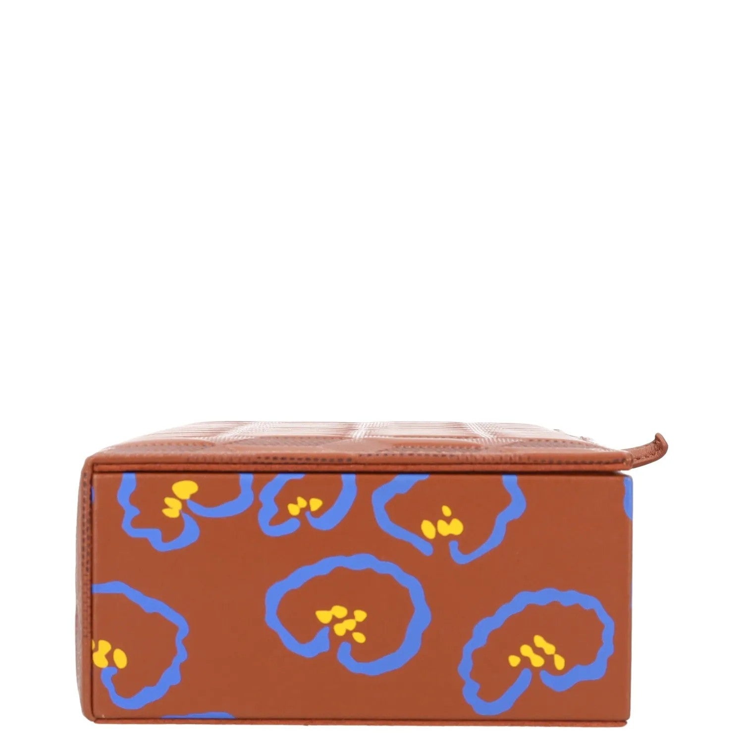 AUDEPART Jewellery Box Brown Leather All Over Print Rectangle Size 95 RRP 250 — View 4