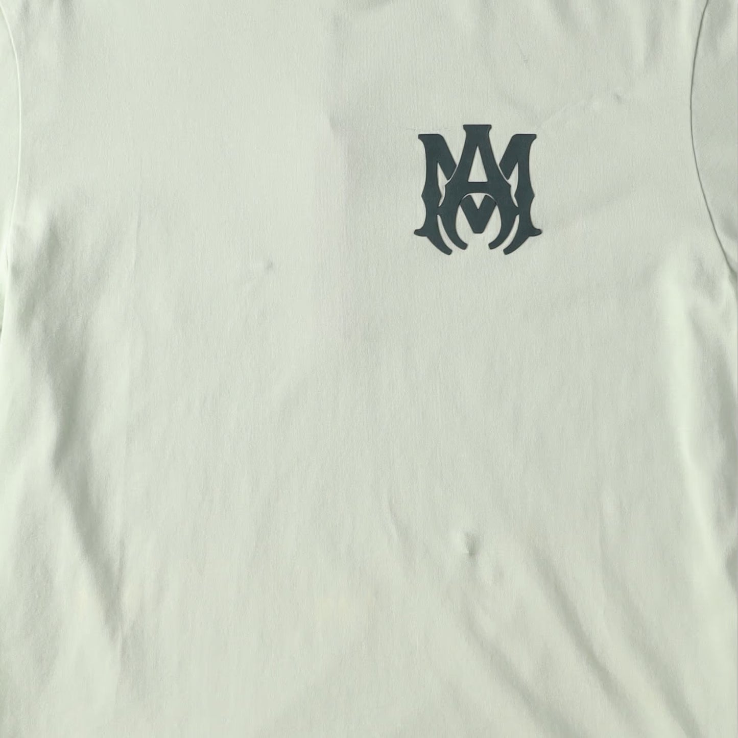 AMIRI Mens Ma Logo T-Shirt Crew Neck Short Sleeve Cotton Green XS RRP 370 — View 8