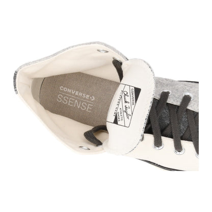 CONVERSE Chuck 70 Hi Turbulence Tofu Hi Top Grey UK 9 RRP 100 — View 9