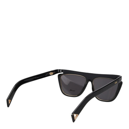 FENDI Womens Square Sunglasses Black Acrylic Frame and Lens One Size RRP 400 — View 5