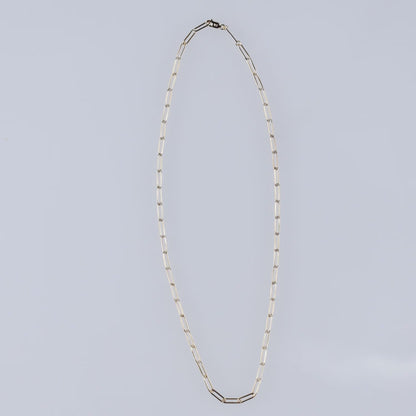 TOM WOOD Gold Plated Box Chain Necklace Lobster Fastening One Size RRP 182 — View 3