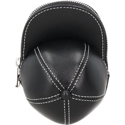 J.W. ANDERSON Womens Nano Cap Crossbody Bag Leather Black Size S RRP 295