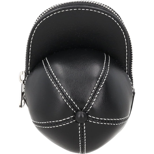J.W. ANDERSON Womens Nano Cap Crossbody Bag Leather Black Size S RRP 295