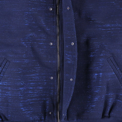 PAPA OPPONG Womens Stella Embellished Kente Bomber Jacket Blue One Size RRP 3245 — View 5