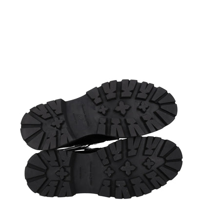 ALEXANDER MCQUEEN Womens Boots Platform Ankle Straps Black Leather UK 8 RRP 450 — View 6