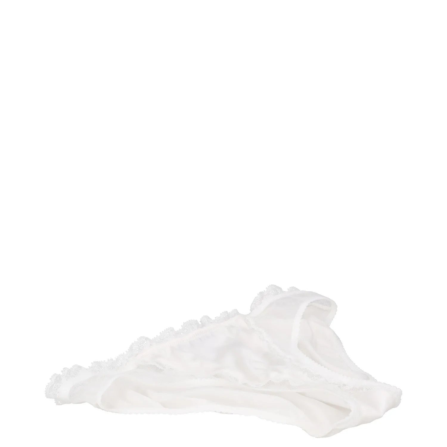 DOLCE & GABBANA Womens Briefs Sheer Panel Lace White Knickers Size XS RRP 245 — View 3