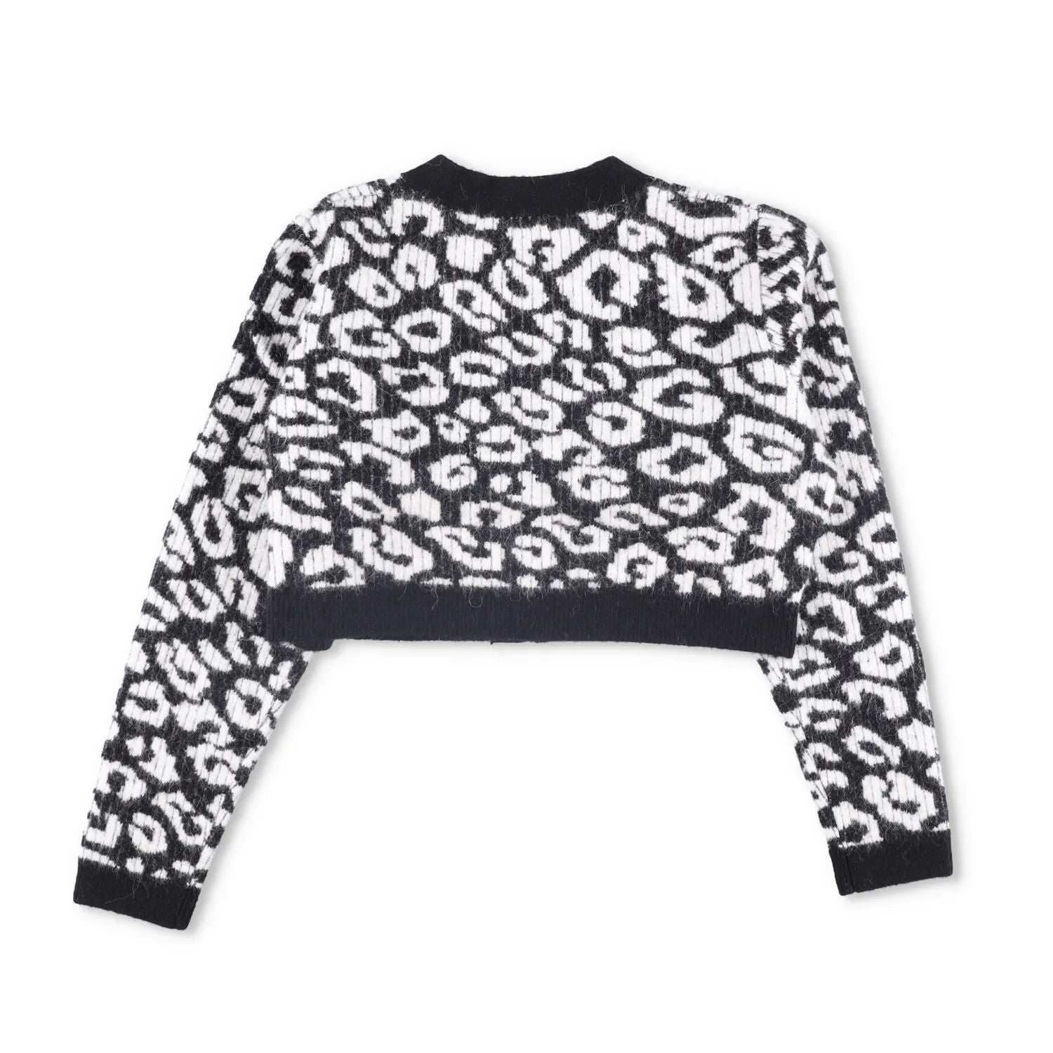 J.LINDEBERG Womens Mallory Cropped Cardigan Black White Long Sleeve XL RRP 190 — View 10