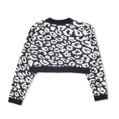 J.LINDEBERG Womens Mallory Cropped Cardigan Black White Long Sleeve XL RRP 190 — View 10