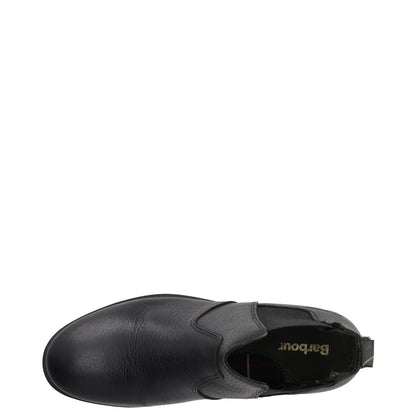 BARBOUR Womens Chelsea Boots Black Leather Ankle Pull On Rubber Sole UK 4 RRP129 — View 7
