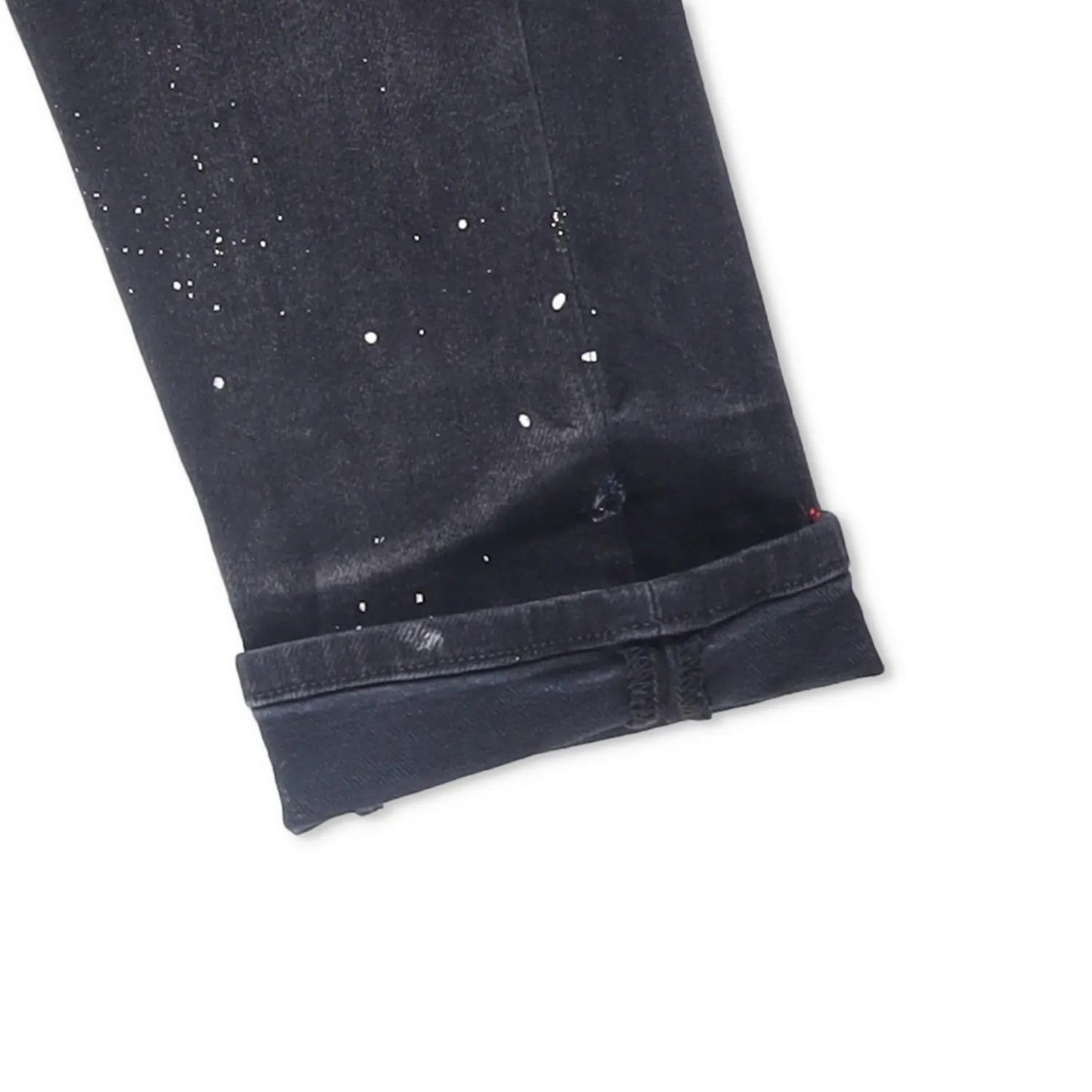 AMIRI Mens Skinny Jeans Cotton Blend Paint Splatter Distressed Black 31 RRP 745 — View 9