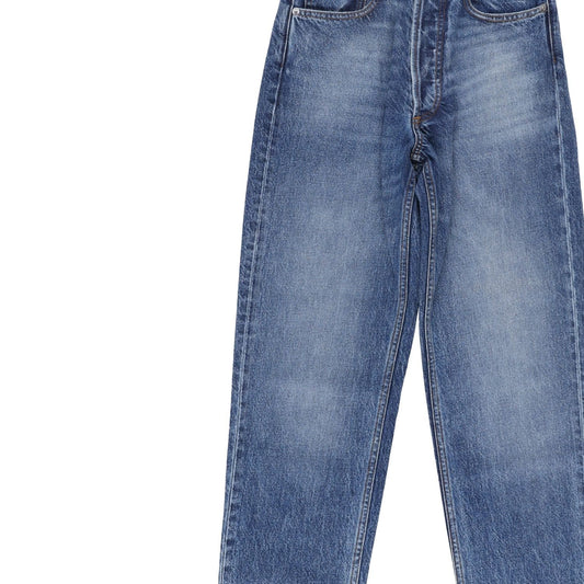 J.W.Anderson Womens Cropped Straight Leg Jeans Blue Denim Size 24 RRP 415 — View 2