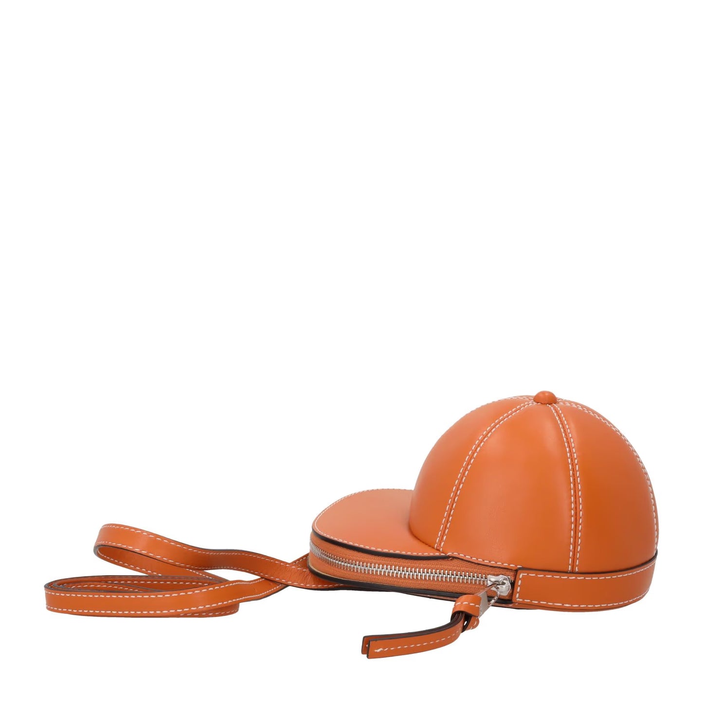 J.W. ANDERSON Womens Midi Cap Crossbody Bag Leather Orange Size M RRP 490 — View 2